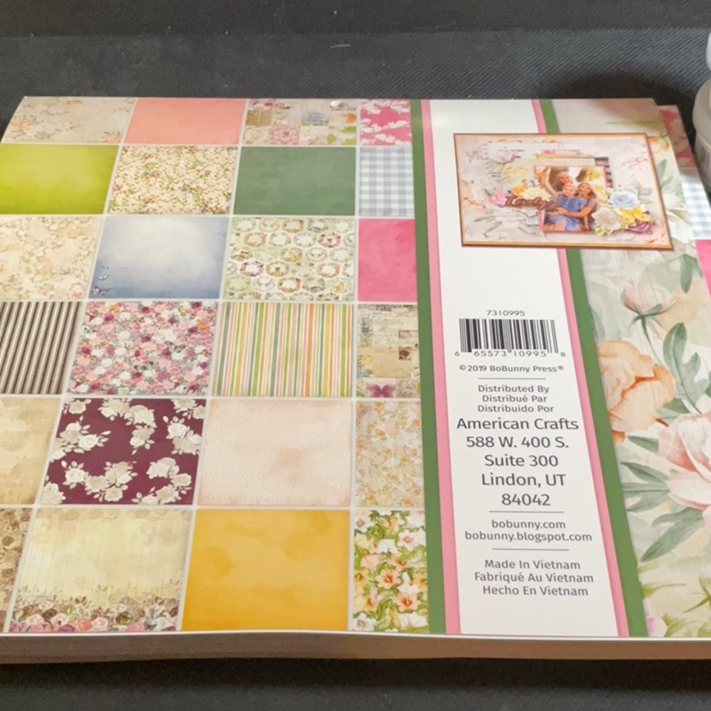 BoBunny Garden Grove Paper Pad 12x12 - Picture 2 of 2
